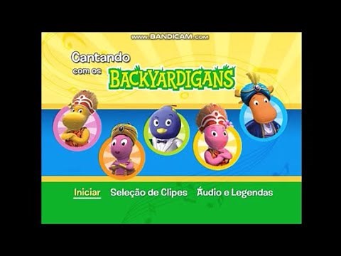 Menu do DVD - Backyardigans - Cantando com os Backyardigans - 2007