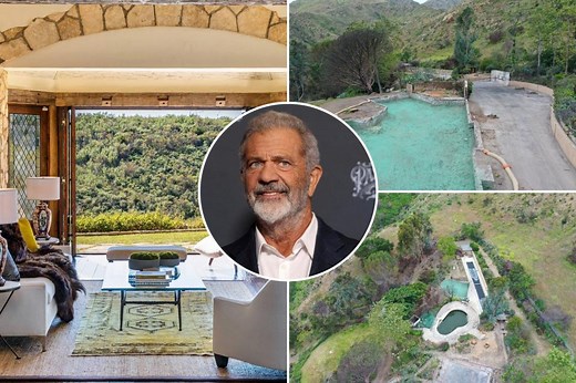 Mel Gibson is rebuilding the palatial Malibu estate that burned down in the LA wildfires