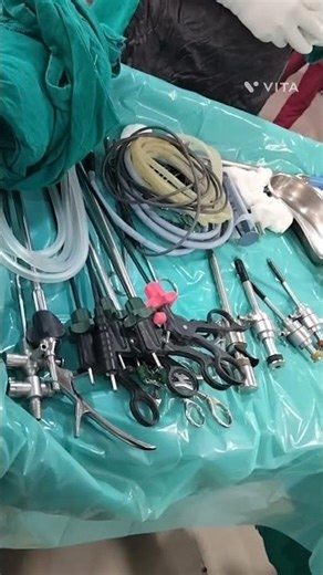 preparation for laparoscopic cholecystectomy (Remove gall bladder stone)#surgeon #medicaleducation