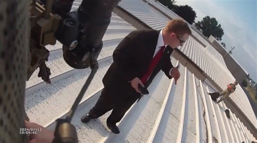 Newly Released Body Camera Footage Shows Law Enforcement on Roof Next to Trump Shooter’s Dead Body