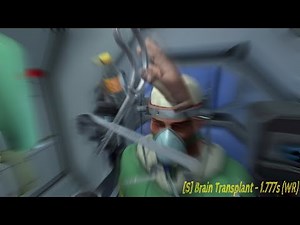 Surgeon Simulator: ER Speedrunning - Records | (Space) Brain Transplant in 1.777s (Current WR)