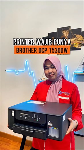 ArinGo Computer on Instagram: "𝐁𝐫𝐨𝐭𝐡𝐞𝐫 𝐓𝟓𝟑𝟎𝐃𝐖 𝐏𝐫𝐢𝐧𝐭/𝐒𝐜𝐚𝐧/𝐂𝐨𝐩𝐲/𝐖𝐢𝐅𝐢 •𝐑𝐩.𝟑.𝟎𝟕𝟓.𝟎𝟎𝟎• [Harga Per Tanggal 16 Januari 2026] Spesifikasi -Functions: Print, Scan, Copy Printer Type: Inkjet Printer Product Dimensions (Width X Depth X Height): 390 mm × 343 mm × 148.5 mm -Weight: 7.2 kg -Print Speed: Up to 16.0 (Mono) / Up to 9.0 (Colour) ipm Paper Type; Plain Paper, Inkjet Paper (coated paper), Glossy Paper, Recycled Paper "Kerja keras perlu partner yang bisa diandal