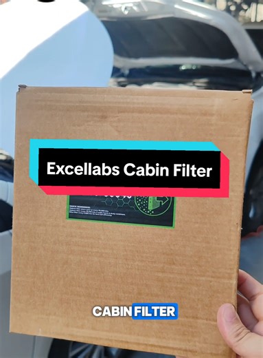 Kung napapansin mong mahina na ang aircon o may kakaibang amoy, baka cabin filter na ang problema 👀 Switch na sa Excellabs Cabin Filter — ramdam agad ang lamig at linis! 🚘✨ #excellabs #cabinfilter #excellabsairfilter #boschfilters #fyp
