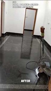 Damaged Granite Floor Restoration and polishing #floorpolishing #epoxy #floorrenewal #polishing