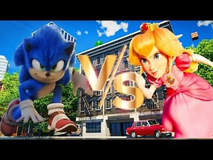Sonic vs princess peach