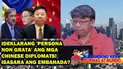 MAGANDANG ARAW (01/29/2026) - IDEKLARANG 'PERSONA NON GRATA' ANG MGA CHINESE DIPLOMATS! ISASARA ANG EMBAHADA? #bunyog #AttyRPT #EnzoRecto #pmtjr #duterte #pbbm #saraduterte #lenirobredo #dds #kakampinks | Atty. Ricky Tomotorgo