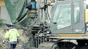 Robit Piling with DTH-RoX DS