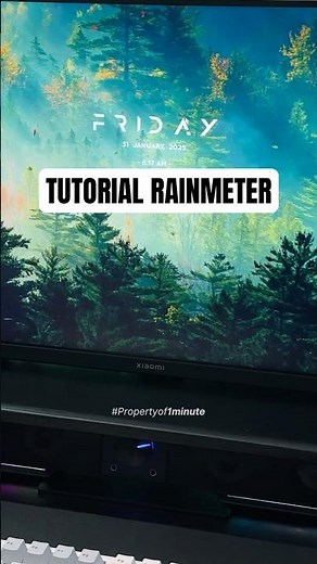 Rainmeter tutorial. Make your desktop look even better. #rainmeter #rainmetertutorial