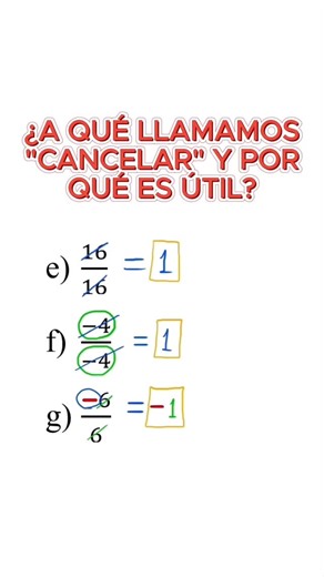 @profeleuterio on Instagram: "Qué es cancelar #maths #matematicas #matematica #operaciones #algebra #divisiones #matematicasfaciles #matematicafacil #algebrafacil #operacionesbasicas"