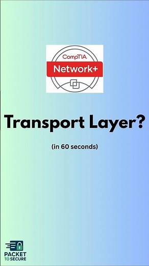 Transport Layer Explained in 60 Seconds | OSI Model Basics