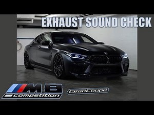 BMW M8 GC COMPETITION ALL MODS EXHAUST SOUND | NO OPC FILTER