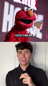 Kicks fans are beefing with Elmo #knicks #spurs #elmo | Elmo