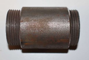 1-1/4 inch Black Recessed Plug