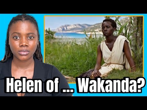 Hollyweird Turns Legendary White Beauty Into African Wakanda Fantasy (Helen Of Troy).