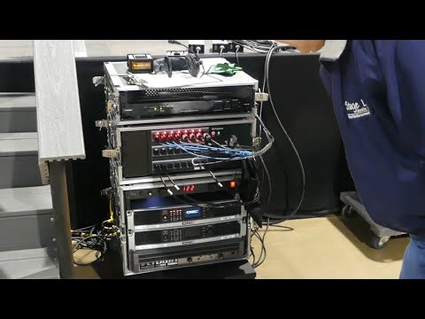 Sound system setup for a cultural event using a Presonus 32SC console - Event Video 58