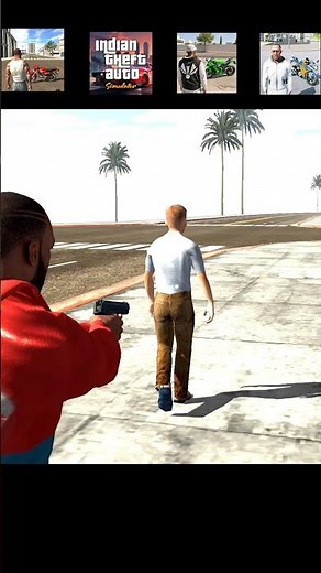 Gun Challenge 😱 In Indian Theft Auto Vs Ibd3d Vs Gtiv Vs Gt5 💥 #shorts #indianbikedriving3d #gta