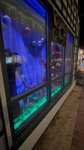 Our #creepy #christmas #yule window. Enjoy. | The Creeper Gallery