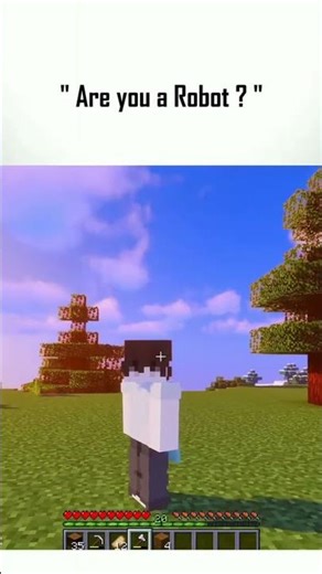are you a robot? #mincraft #viral #shirtfeed #funny