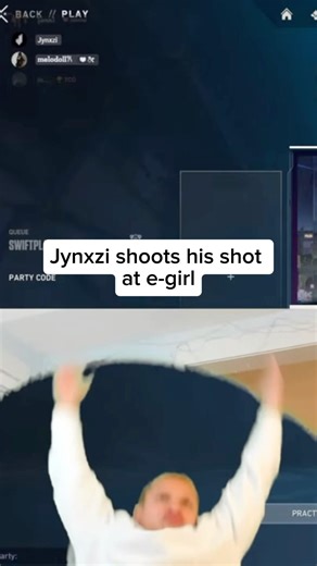 Why he fall off his chair 😭#jynxzi