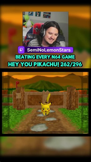 Beating every N64 game: Hey You Pikachu! [262/296] #n64 #pikachu #pokemon #retrogaming #twitch