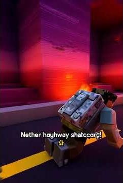 Nether Portal Trick #NetherShortcut #MinecraftPortal #Speedrun