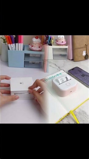 ASMR study with phomemo M02 pinter #backtoschool #phomemo #studywithme #asmr