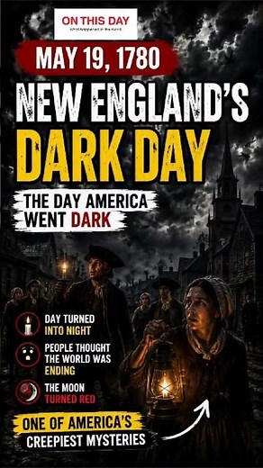 New England’s Dark Day 1780 | The Day America Went Dark