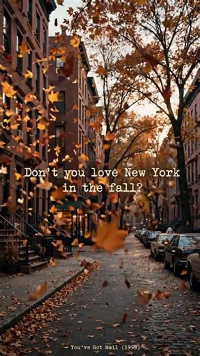 You've Got Mail fall series 🍂 Pt 1: the line every autumn girl knows by heart #youvegotmail #fall