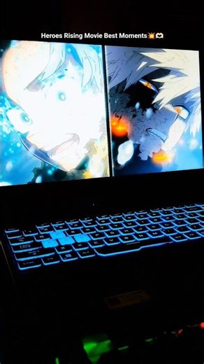 Deku and Bakugo vs Nine 4K,MHA Best Fights,