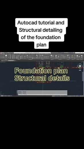 Autocad Tutorial: Structural Detailing for Foundations