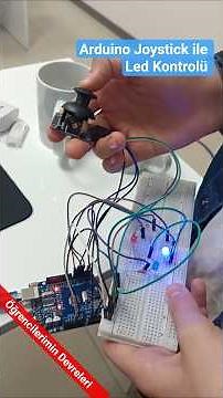Arduino Joystick ile Led Kontrolü 🕹️ Öğrencilerimin Devreleri 💢😎✨