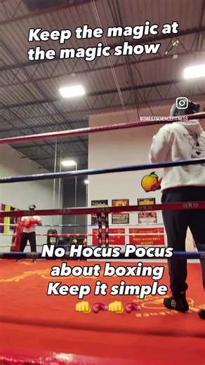 Their is no magic show when it comes to the sport or smoke and mirrors .. #boxing #boxingtraining🥊 #boxingworkout #boxingdrills #sweetsciencefitnessatlanta