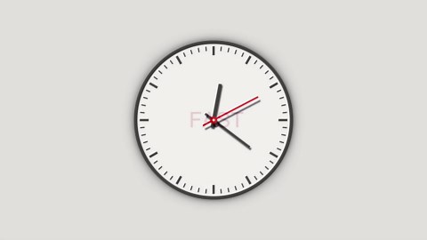 Preview - Clock animation run in real time with After Effects - 61