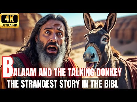 The Shocking Story of Balaam: A Talking Donkey That Spoke for GOD (4K Cinematic)