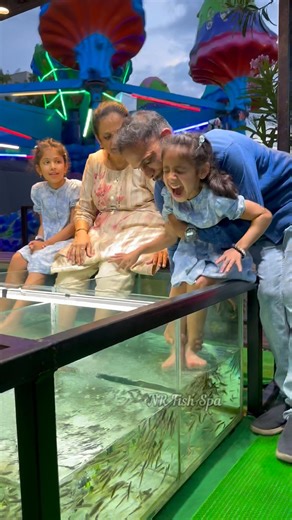 NR Fish Spa🥰 Besant Nagar beach +919952085544 #youtubeshorts #spa #cute #fish #yt #youtube #chennai