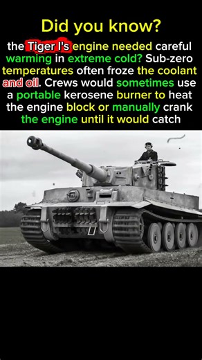 Cold Starting a Tiger Tank: Battling the Russian Winter #ColdStart #RussianWinter #EngineMechanics