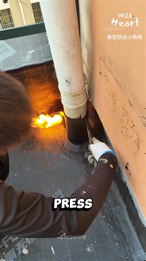 553K views · 3.3K reactions | The Fiery Art of Waterproofing #waterproofing #construction #buildingmaterials #heatseal #roofingexperts | Wild Heart | Facebook