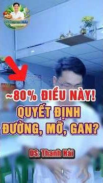 Đường Huyết Cao, Mỡ Máu Cao: 80% Kết Quả Có Thể Nằm Ở Chế Độ Ăn