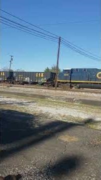 csx coal train coming in the yard