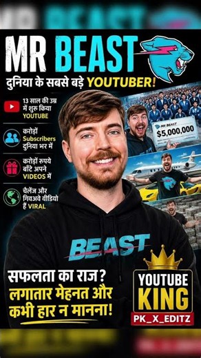 MrBeast की सफलता का ऐसा राज, जो हर किसी को नहीं पता! 😱