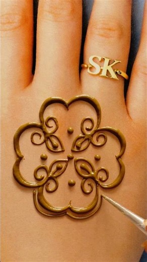 Ramzan Mubarak Special Mehndi Design 2026 ✨ | Easy 3D Mehndi for Eid"