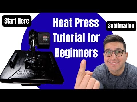 How to Use a Heat Press Machine - Beginner Sublimation TUTORIAL