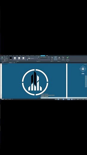 Como hacer un Logo para una Constructora en Autocad