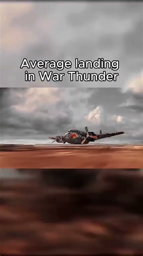 POV average landing in WAR THUNDER/ #shorts #warthunder #warthundershorts #memes#warthundermemes