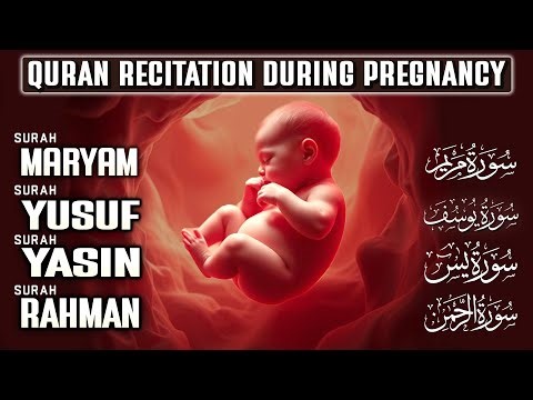 Quran Recitation For Pregnancy ( MUST LISTEN ) Surah Yusuf, Maryam, Yasin, Rahman | Only -Holy Quran