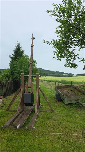 Catapult Bonsai #trebuchet #engineering #history #fun #medieval #medievalpower