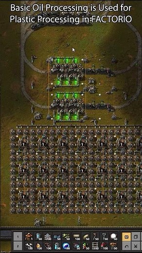 Basic Oil Processing is an Easy - but more expensive - Way to Feed Plastic | FACTORIO #factorio
