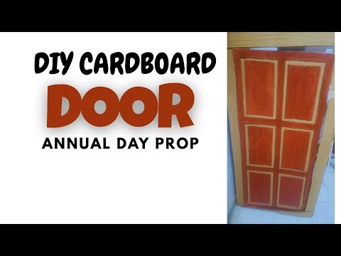 Annual day Prop | Door | DIY Cardboard door