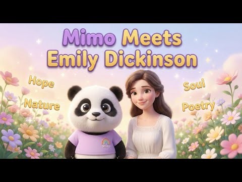 Mimo Meets Emily Dickinson 🦋 Bedtime Story for Kids + Sleep Music