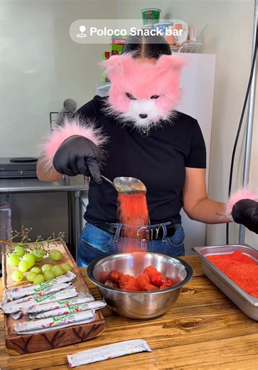 Viral fruit roll up grapes in San Antonio, Texas 🍇 @Poloco Snack Bar At Poloco Snack Bar, they’re serving up frozen grapes wrapped in fruit roll ups, then topped with fresh lime and a generous layer of sweet, sour, and spicy candy powder for a juicy, chewy, flavor-packed bite that actually lives up to the hype. It’s one of the most fun viral snacks to try in the city right now. If you love chamoy-style candy and sweet & sour snacks, you need to try them. Would you go? Let me know in the comment